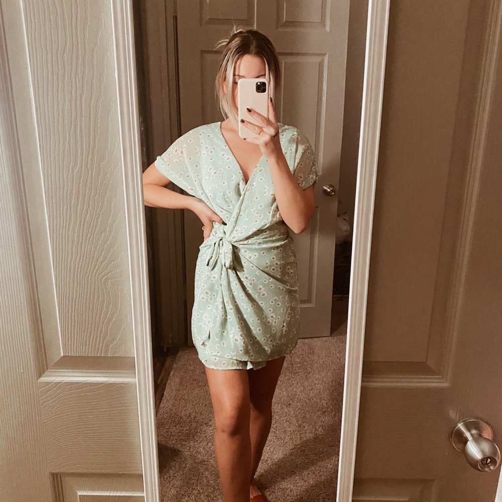 Nordstrom - All in Favor Sage Green Dress
